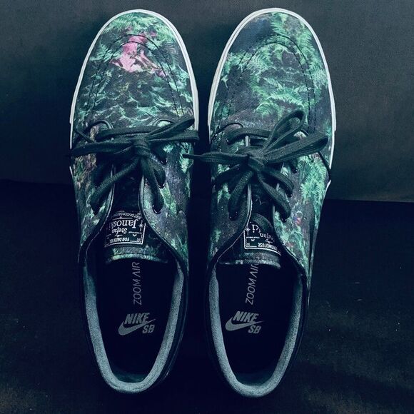 NIKE SB Stefan Janoski CNVS PRM Premium Palm Leaves 705190-301 - Size 10 US - Picture 9 of 16
